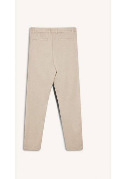 Jogger Yazlık Kumaş Pantolon Basic Düz Cepli Düz Paça D3695AX25SP
