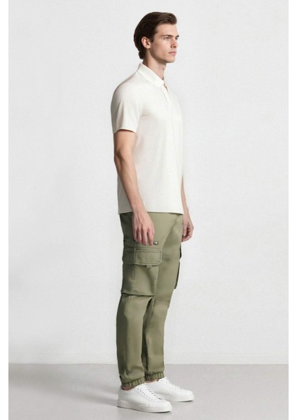 Regular Kargo Cepli Gabardin Jogger Pantolon B1916AX25SP