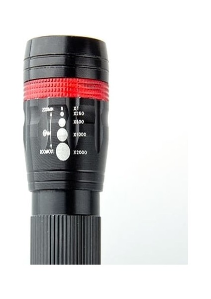 Özel Power Ledli ve Zoomlu 2 Km Menzilli Alüminyum El Feneri Fırsat!!! fiyatları