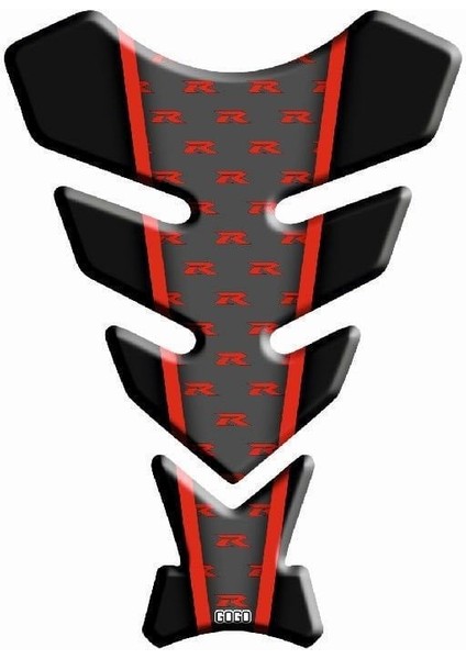 Gogo Üniversal Tank Pad 122 Kırmızı Gri Grafik 1