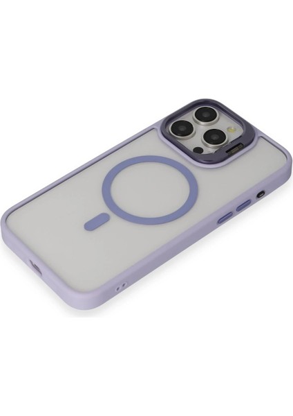 iPhone 15 Pro Kılıf Roblox Lens Magsafe Standlı Kapak - Lila - PHN2860-4658 fırsatları