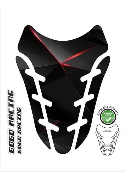 Gogo Üniversal Tank Pad 05-016 Siyah 1