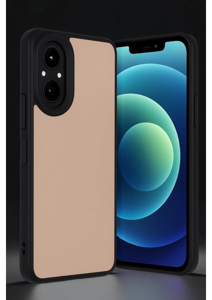 Realme 12 Lite Kılıf Aras Deri Kapak - Pudra Nrmsa fiyatları