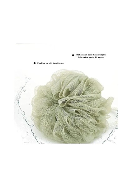 Özel Banyo Lifi Yumuşak Top Lif Naturel Ponpon Banyo Lifi 35 gr Yumuşak Banyo Lifi Fırsat!!! fiyatları