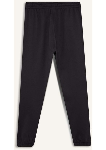 Regular Fit Eşofman Altı Cepli Basic Düz Beli Bağcıklı Lastikli Paça D4416AX25SP