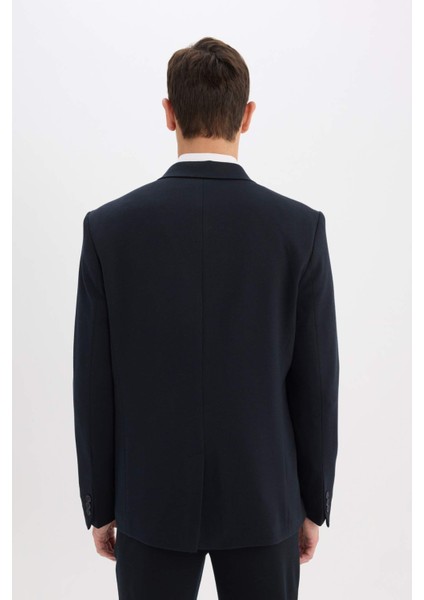 Modern Fit Astarlı Düğmeli Blazer Ceket C5990AX25SP