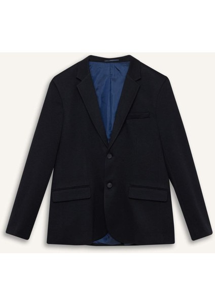 Modern Fit Astarlı Düğmeli Blazer Ceket C5990AX25SP