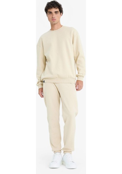 Slim Fit Dar Kesim Fermuar Cepli Pike Eşofman Altı D5258AX25SP