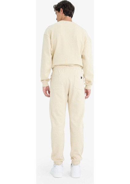 Slim Fit Dar Kesim Fermuar Cepli Pike Eşofman Altı D5258AX25SP