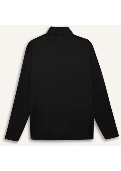 DeFacto Fit Standart Fit Dik Yaka Fermuarlı Skuba Dalgıç Kumaş Sporcu Sweatshirt D7305AX25SP