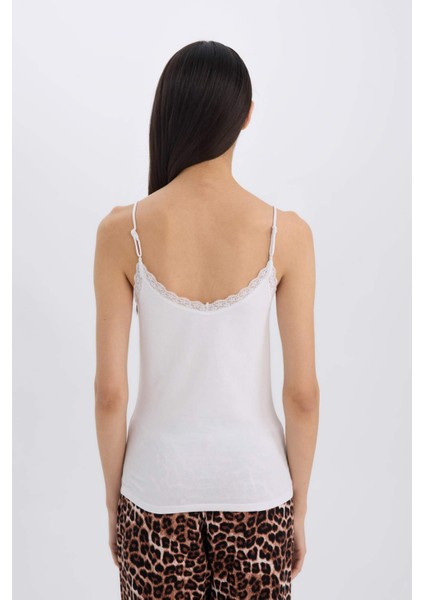 Regular Fit Pamuklu Atlet-Fall in Love Y5360AZ25SP