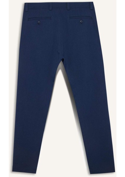 Tailored Fit Normal Kesim Düz Paça Her Yöne Esneyen Yazlık Kumaş Pantolon C7508AX25SP