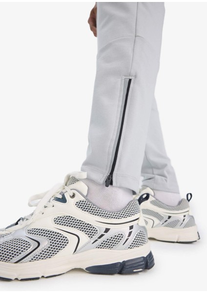 fit Slim Fit Dar Kesim Fermuarlı Paça Sporcu JOGGER D7998AX25SP