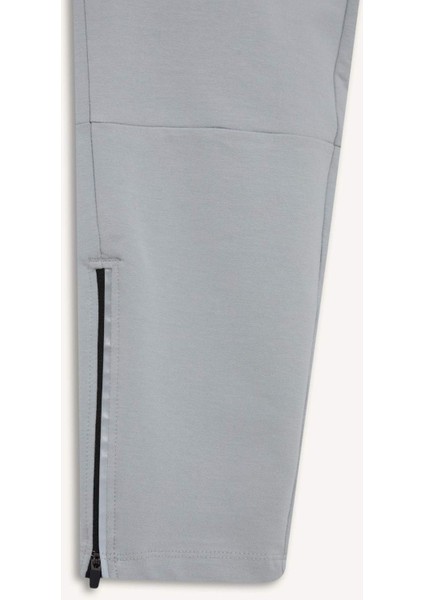 fit Slim Fit Dar Kesim Fermuarlı Paça Sporcu JOGGER D7998AX25SP