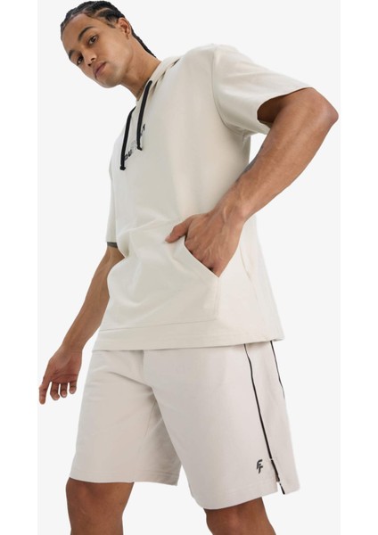 fit Standart Fit Sporcu Kısa Paça ŞORT D7842AX25SP