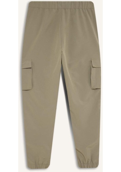DeFactoFit Sporcu Jogger Eşofman Altı Slim Fit Dar Kesim Dokuma Kargo Cepli Standart Paça D3884AX24WN