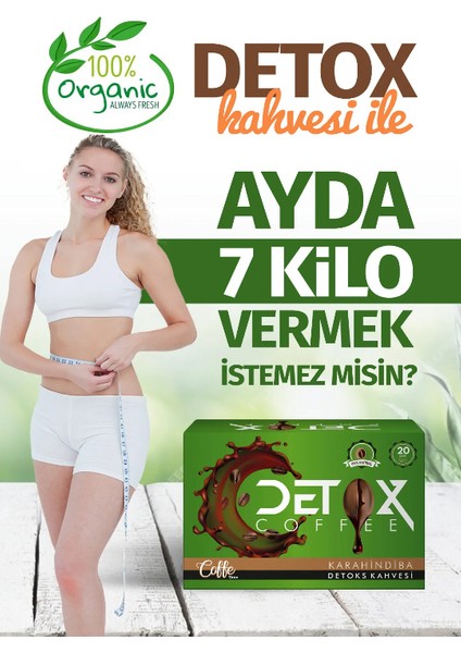 Hindiba Kahve zayıflama ürünleri detox diyet detoks form kahve besin destekleyici 1 kutu 20 şaşe