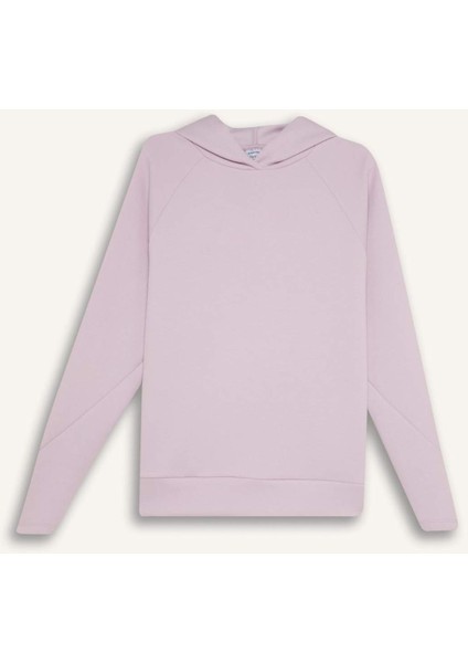 Fit Standart Fit Kapüşonlu Sporcu Sweatshirt D2589AX24AU