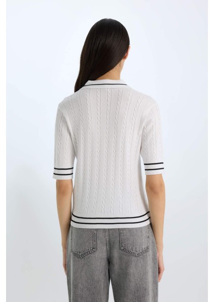 Regular Fit Polo Yaka Kazak D9007AX25SP