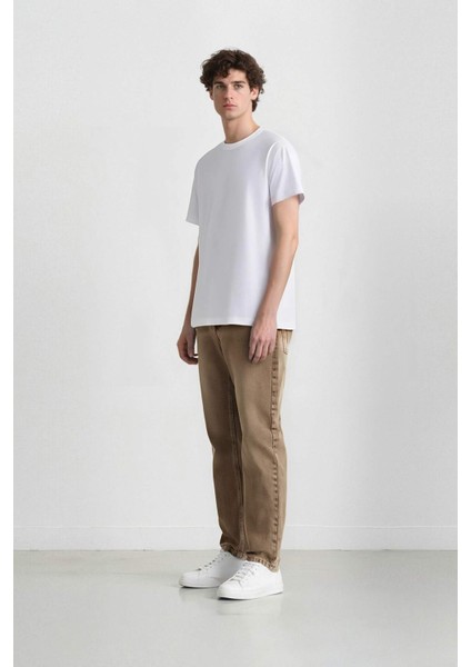 %100 Pamuk 90's Slim Fit Dar Kalıp Normal Bel Dar Paça Yıkamalı Jean Pantolon D8758AX24AU modelleri