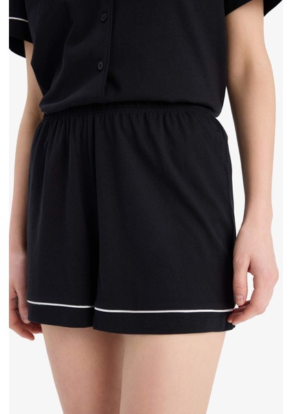 Pijama Takımı Kısa Kollu Üst Şort Alt-Fall in Love B8679AX25SP