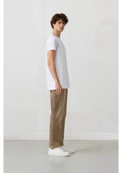 %100 Pamuk 90's Slim Fit Dar Kalıp Normal Bel Dar Paça Yıkamalı Jean Pantolon D8758AX24AU indirimleri