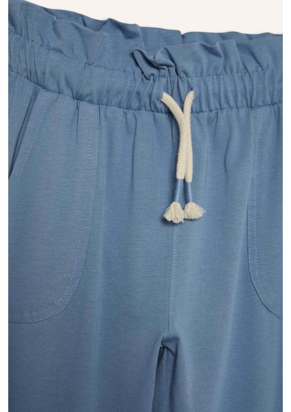 Kız Çocuk Esnek Belli Cepli Jogger Eşofman Altı Z8779A625SM