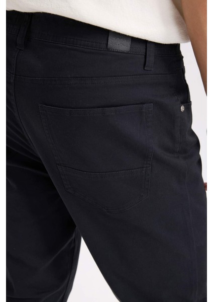 Yazlık Gabardin Chino Kanvas Pantolon Slim Fit Dar Kesim Dar Paça Cepli B2089AX25SP
