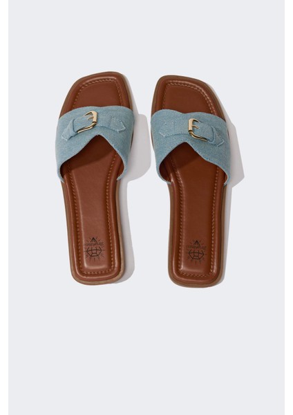 Kadın Düz Taban Jean Terlik D8978AX25SM