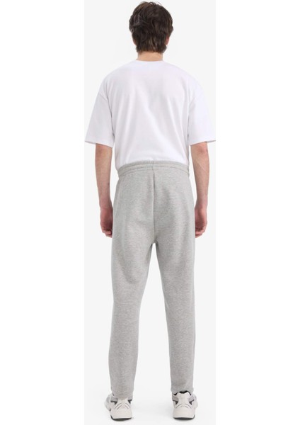 Regular Fit Fleto Cepli Düz Paça Kalın Eşofman Altı D7601AX25SP