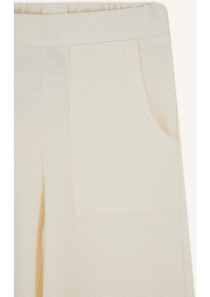 Kız Çocuk Wide Leg Geniş Bol Paça Beli Lastikli Eşofman Altı C1180A825SM
