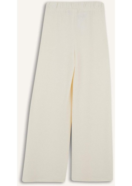 Kız Çocuk Wide Leg Geniş Bol Paça Beli Lastikli Eşofman Altı C1180A825SM