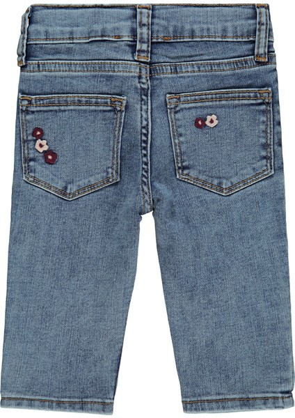 Kız Bebek Pantolon 6-18 Ay Orta Mavi fiyatları