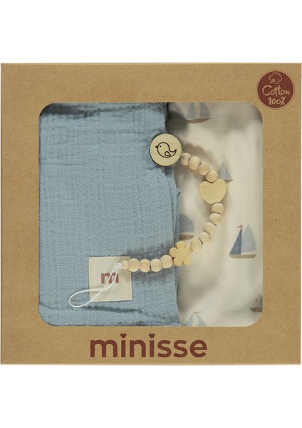 Civil Baby Yelken Baskılı Battaniye Ekru