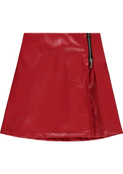 Kız Çocuk Etek 6-9 Yaş Kırmızı