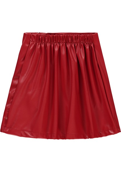 Kız Çocuk Etek 6-9 Yaş Kırmızı modelleri