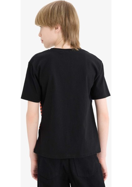 Erkek Çocuk Shaquille O'Neal Bisiklet Yaka Kısa Kollu Tişört D9553A825SM