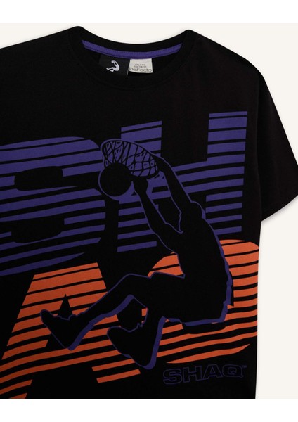 Erkek Çocuk Shaquille O'Neal Bisiklet Yaka Kısa Kollu Tişört D9553A825SM