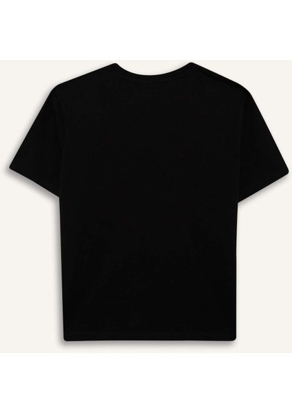 Erkek Çocuk Shaquille O'Neal Bisiklet Yaka Kısa Kollu Tişört D9553A825SM