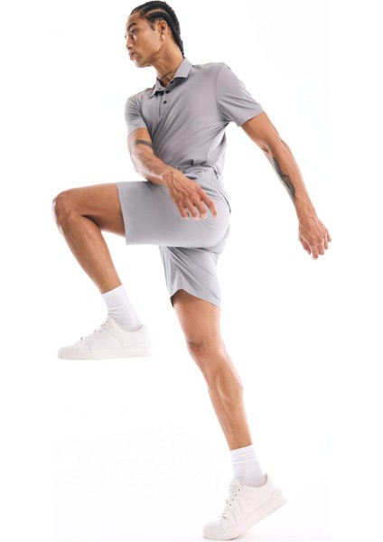 Fit Slim Fit Dar Kesim Sporcu Dokuma Şort D9249AX25SP