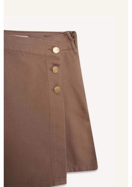 Kız Çocuk Gabardin Şort Etek D9305A825SM