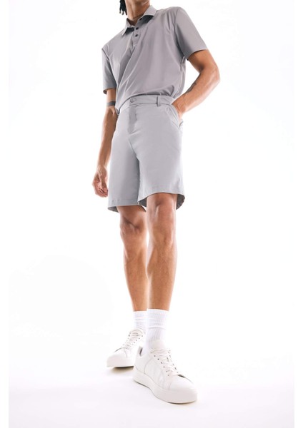Fit Slim Fit Dar Kesim Sporcu Dokuma Şort D9249AX25SP