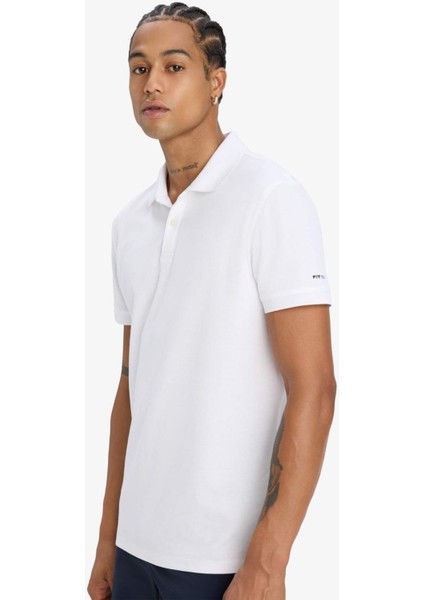 Fit Slim Fit Dar Kesim Polo Yaka Sporcu Kısa Kollu Pike Tişört D9779AX25SP