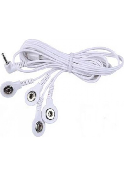 4 Adet Çıtçıtlı Tens Pedi ve 4 Uçlu Tens Kablosu Seti fırsatları