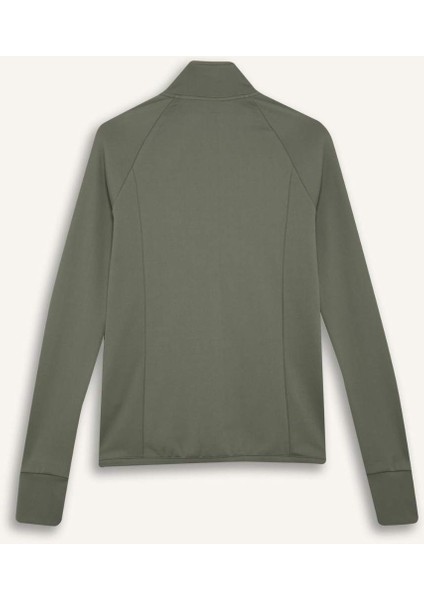 DeFactoFit Fitted Dik Yaka Çift Cepli Fermuarlı Spor Hırka B3985AX25SP