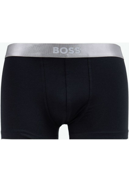 Siyah Boxer Trunk 3p Metallic
