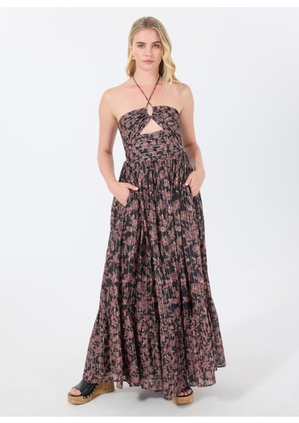 Kare Yaka Düz Siyah Standart Kadın Elbise 50538359 fiyatları