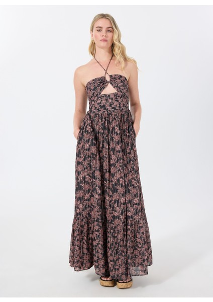 Kare Yaka Düz Siyah Standart Kadın Elbise 50538359 modelleri