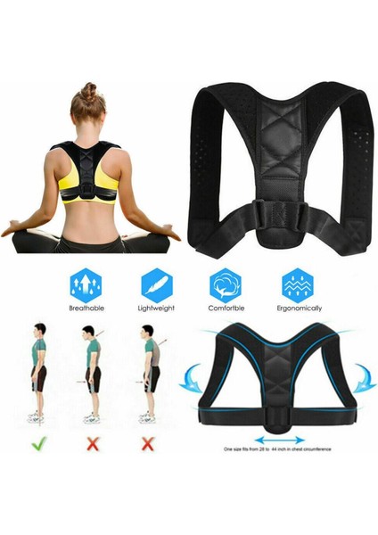 Dik Duruş Destekleyici Rahat ve Şık Sırt Korsesi Kadın ve Erkekler Için