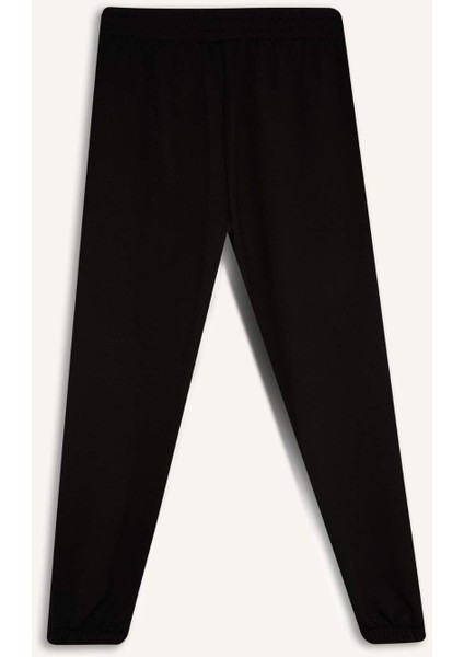Fit Oversize Geniş Kalıp İnce Sporcu Eşofman Altı Çift Cepli Jogger Paça Standart Boy Skuba Dalgıç Kumaş Z6694AZ24AU